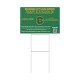 Bessemer City HS Universal Plastic Yard Sign