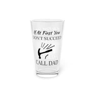 Call Dad Pint Glass, 16oz