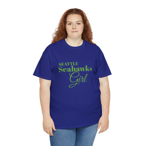 Seattle Seahawks Girl Unisex Heavy Cotton Tee