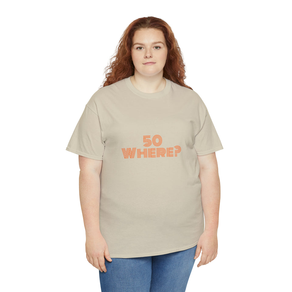 Fifty Unisex Heavy Cotton Tee