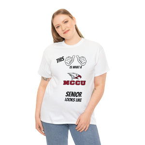 This Is What A NCCU Senior Looks Like Unisex Heavy Cotton Tee