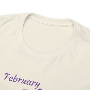 February King Unisex Heavy Cotton Tee