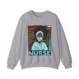 Black Nurse Crewneck Sweatshirt