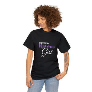 Baltimore Ravens Girl Unisex Heavy Cotton Tee