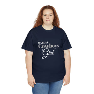 Dallas Cowboys Girl Unisex Heavy Cotton Tee