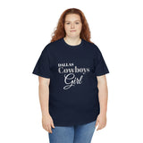 Dallas Cowboys Girl Unisex Heavy Cotton Tee