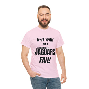 Jacksonville Jaguars Football Unisex Heavy Cotton Tee