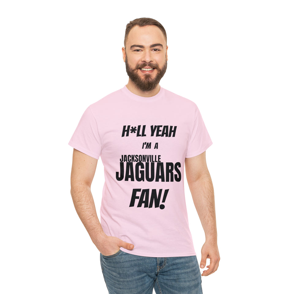 Jacksonville Jaguars Football Unisex Heavy Cotton Tee