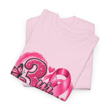 3 Yr Survivor Breast Cancer Awareness Unisex Heavy Cotton Tee