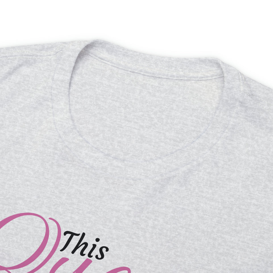 This Queen Was Born In October Unisex Heavy Cotton Tee