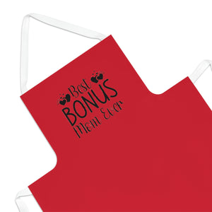 Best Bonus Mom Ever Adult Apron (AOP)
