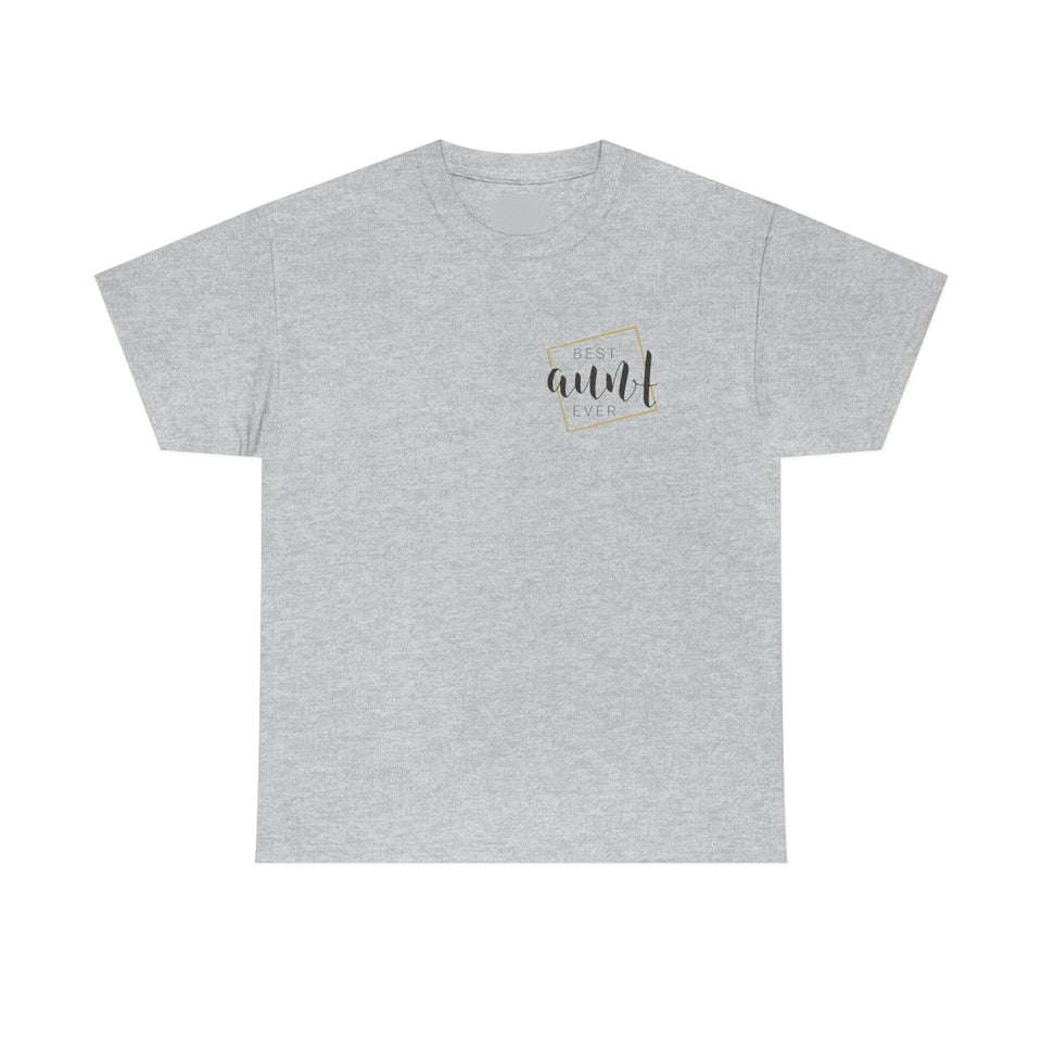 Best Aunt Ever Unisex Heavy Cotton Tee