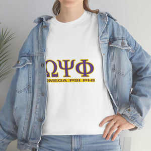 Omega Psi Phi Unisex Heavy Cotton Tee
