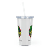 Black CEO's Matter Plastic Tumbler with Straw