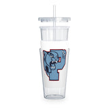 Piedmont HS Plastic Tumbler with Straw