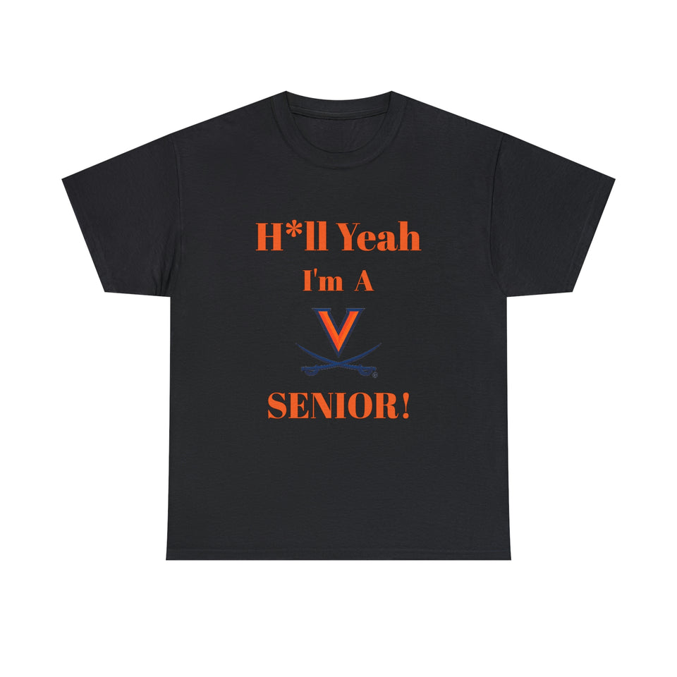 H*ll Yeah! Virginia Cavaliers Senior Unisex Heavy Cotton Tee