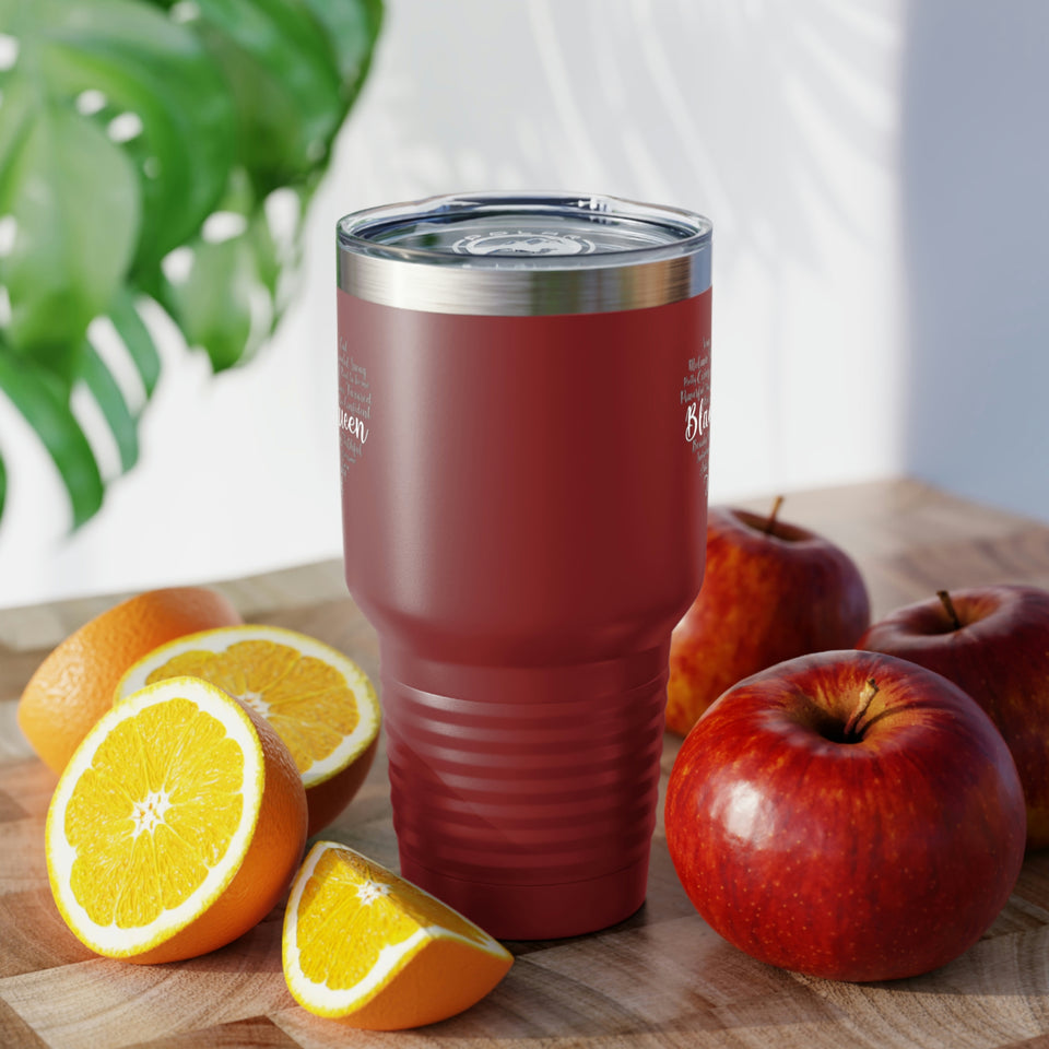 Black Queen Ringneck Tumbler, 30oz