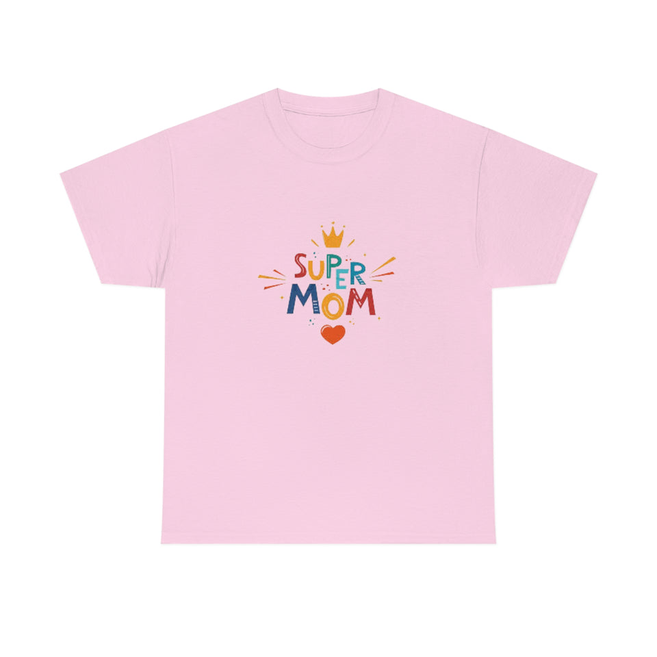 Super Mom Unisex Heavy Cotton Tee