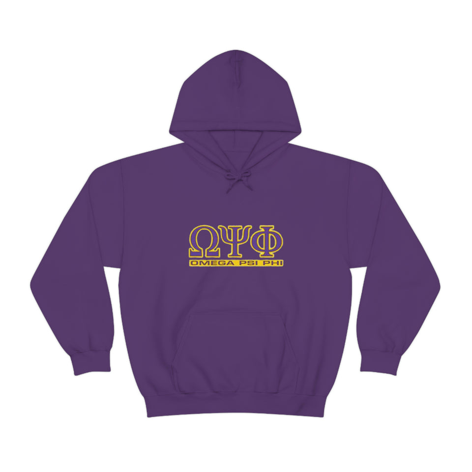 Omega Psi Phi Unisex Heavy Blend™ Hooded Sweatshirt