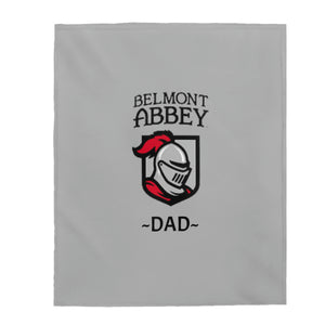 Belmont Abbey Dad Velveteen Plush Blanket