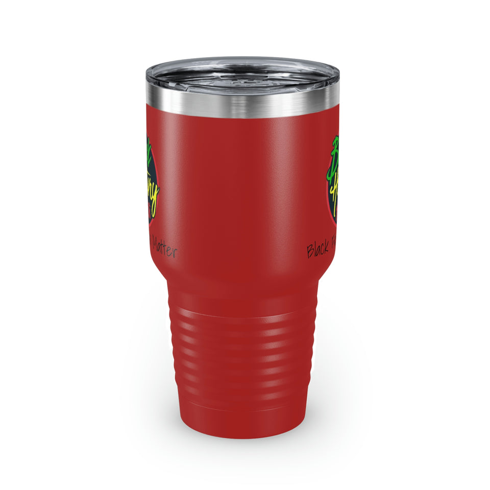 Black Firemen Matter Ringneck Tumbler, 30oz