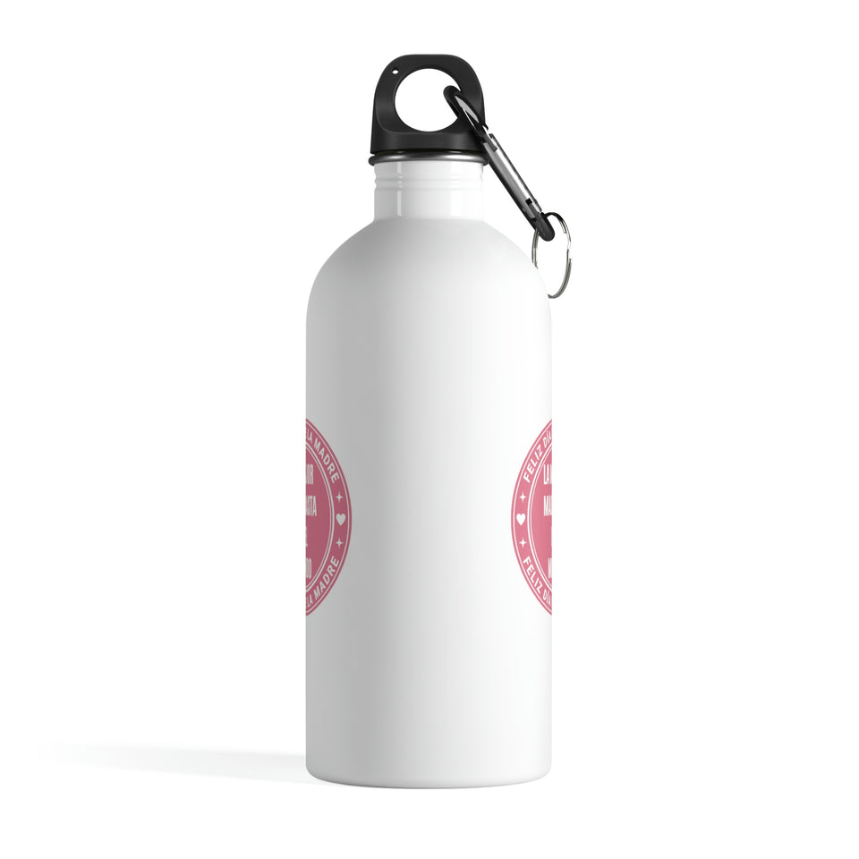 Happy Mother's Day Stepmom Spanish Stainless Steel Water Bottle