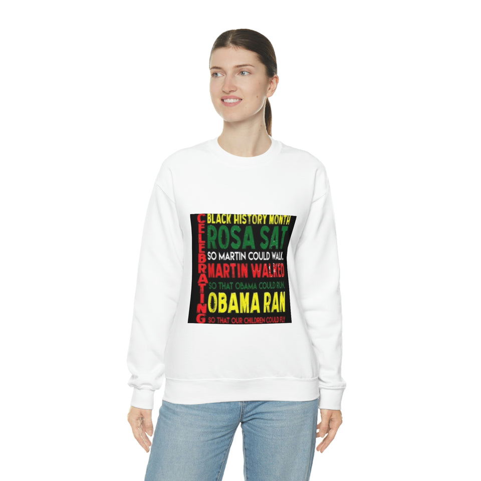 Celebrating Black History Month Unisex Heavy Blend™ Crewneck Sweatshirt