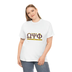 Omega Psi Phi Unisex Heavy Cotton Tee