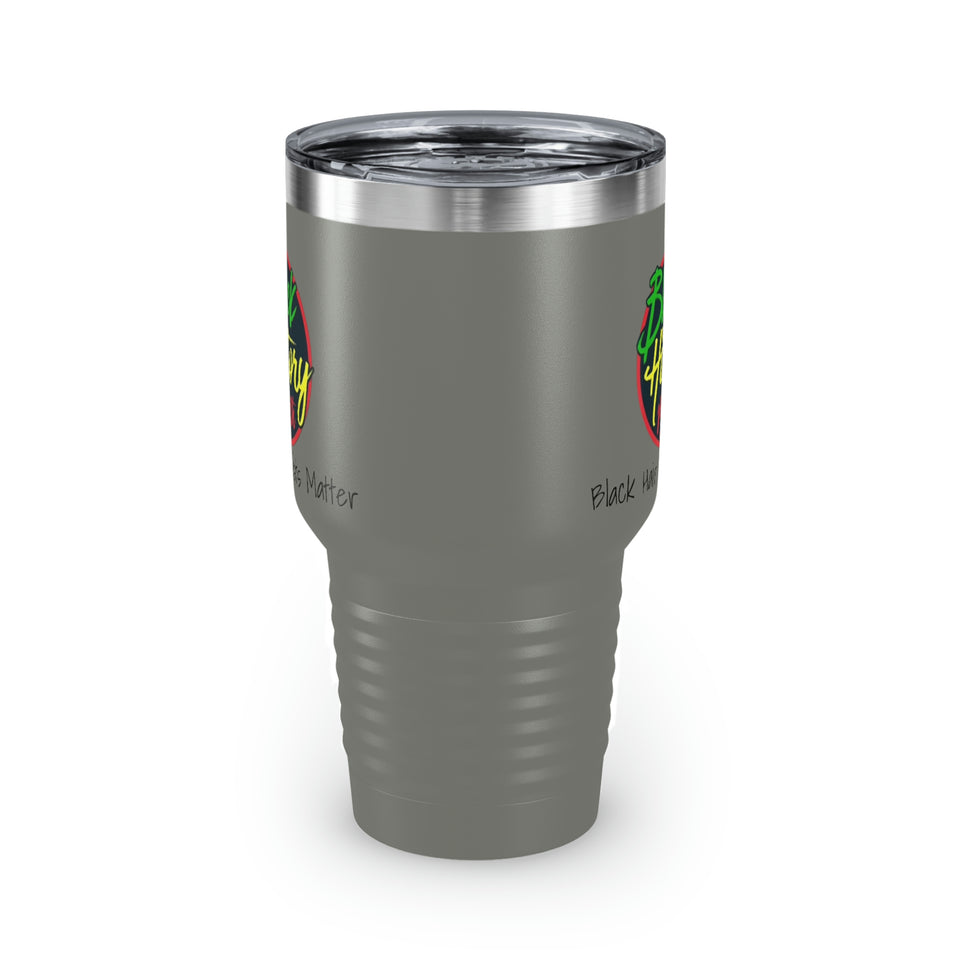 Black Hair Stylists Matter 30oz Ringneck Tumbler