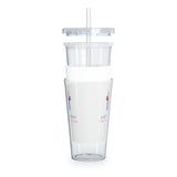 Lake Norman Christian School Plastic Tumbler with Straw