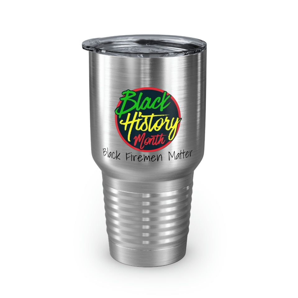 Black Firemen Matter Ringneck Tumbler, 30oz