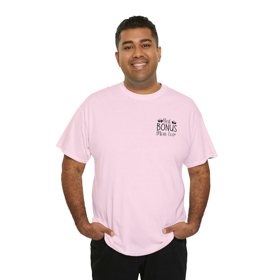 Best Bonus Mom Ever Unisex Heavy Cotton Tee