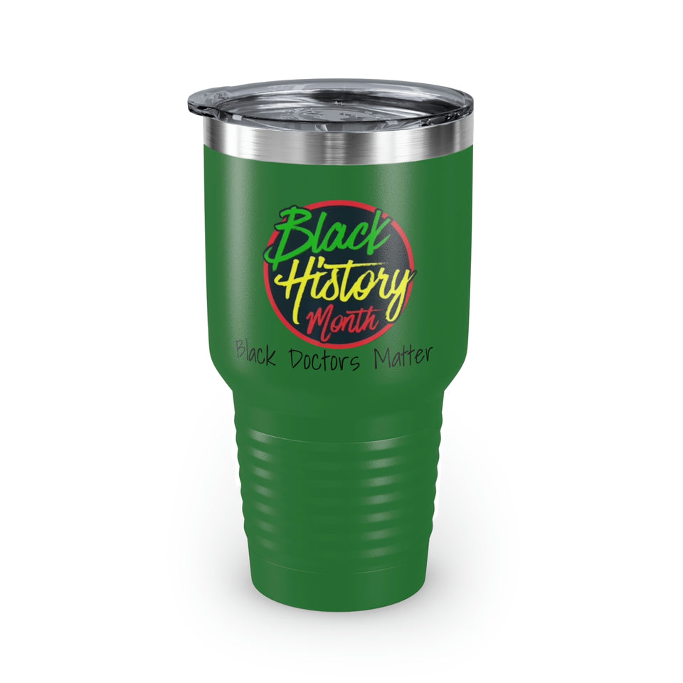 Black Doctors Matter Ringneck Tumbler, 30oz