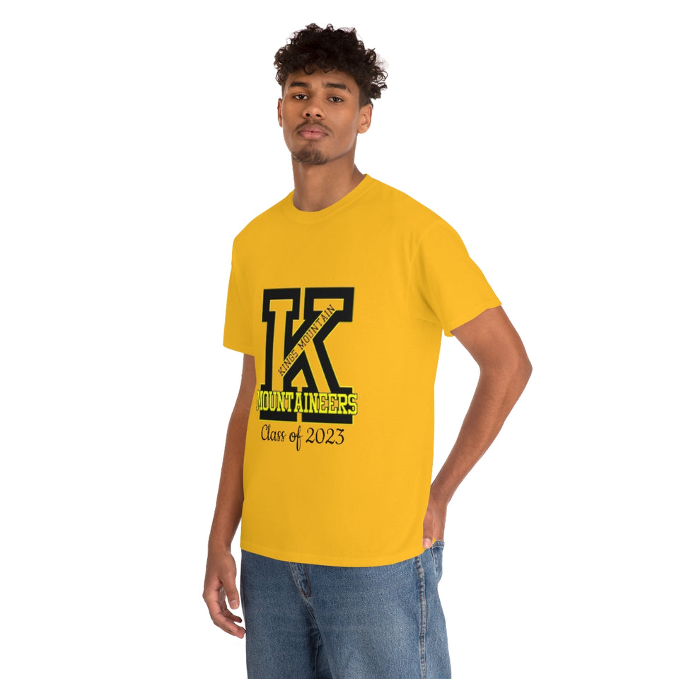 Kings Mountain High School Class of 2023 Unisex Heavy Cotton Tee
