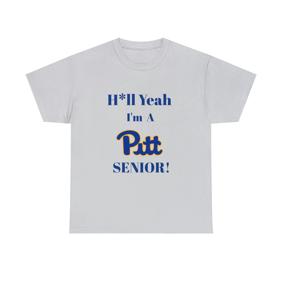 H*ll Yeah! University of Pittsburgh Senior Unisex Heavy Cotton Tee