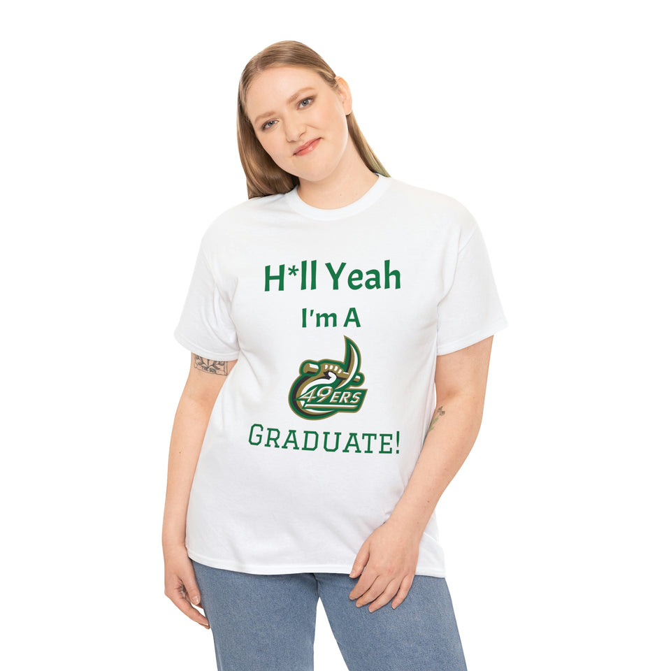H*ll Yeah! UNC Charlotte Senior Unisex Heavy Cotton Tee