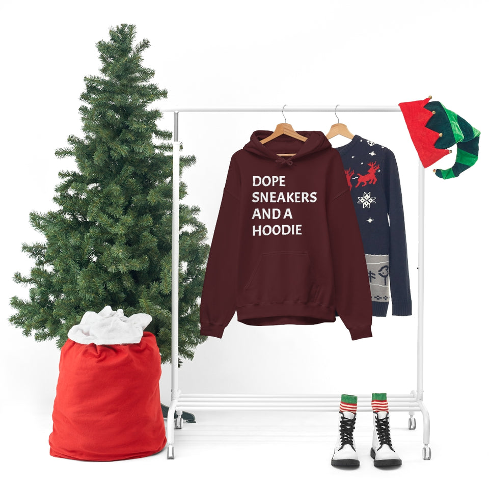 DOPE SNEAKERS AND A HOODIE Unisex Heavy Blend™ Hooded Sweatshirt