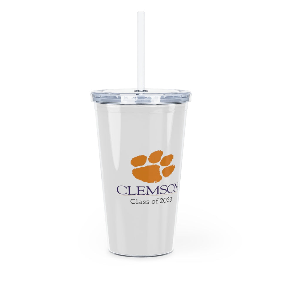 Clemson University Class of 2023 Tumbler with Straw