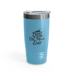 Best Cat Mom Ever Ringneck Tumbler, 20oz