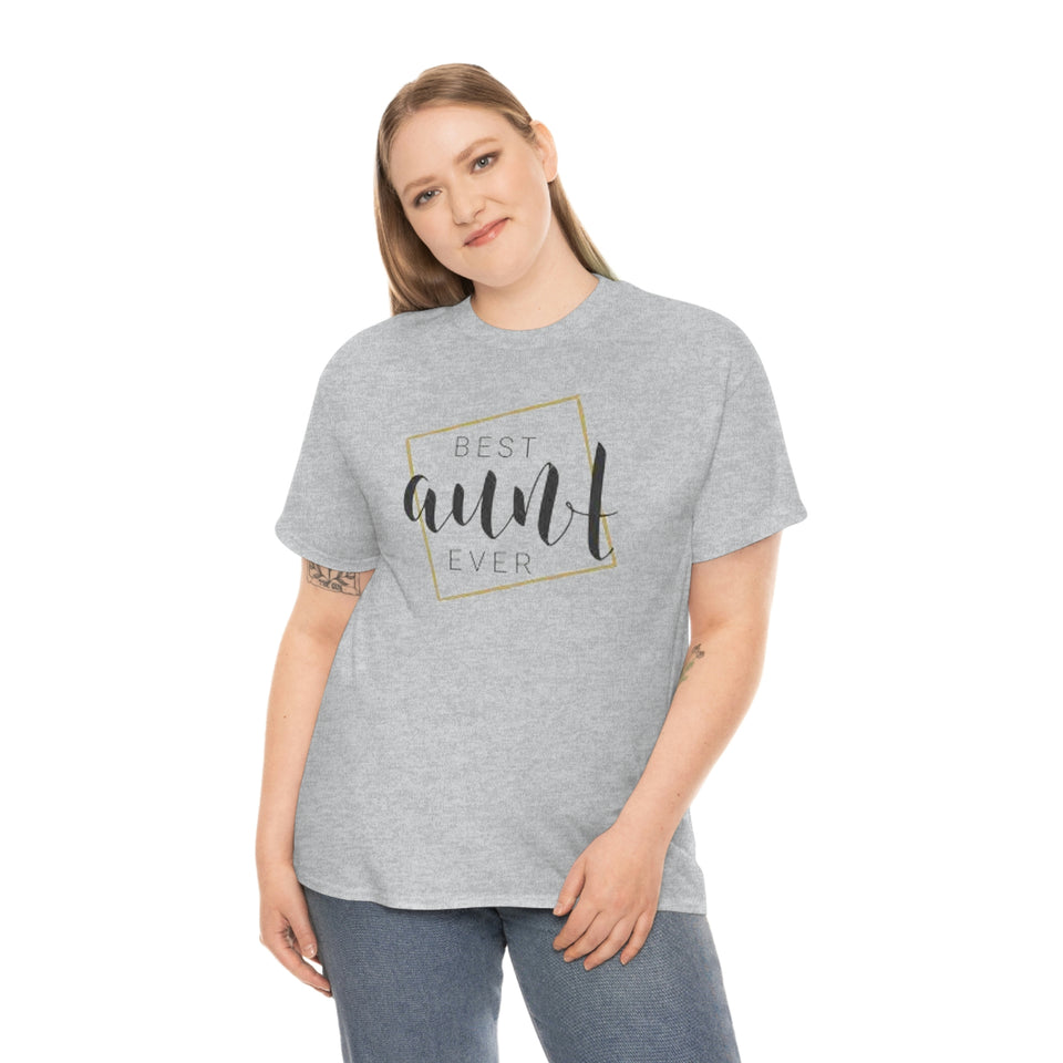 Best Aunt Ever Unisex Heavy Cotton Tee