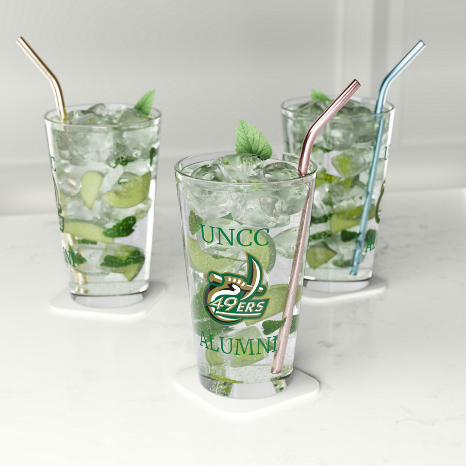 UNCC ALUMNI Pint Glass, 16oz