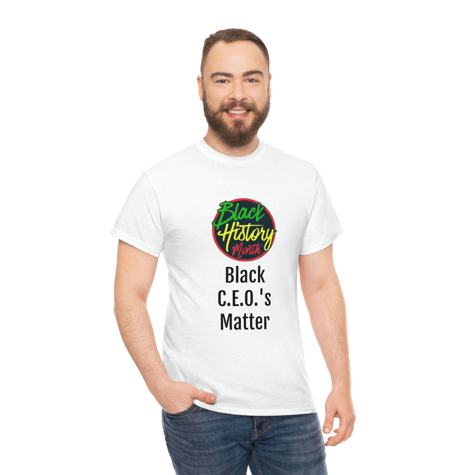 Black C.E.O.'s Matter Cotton Tee
