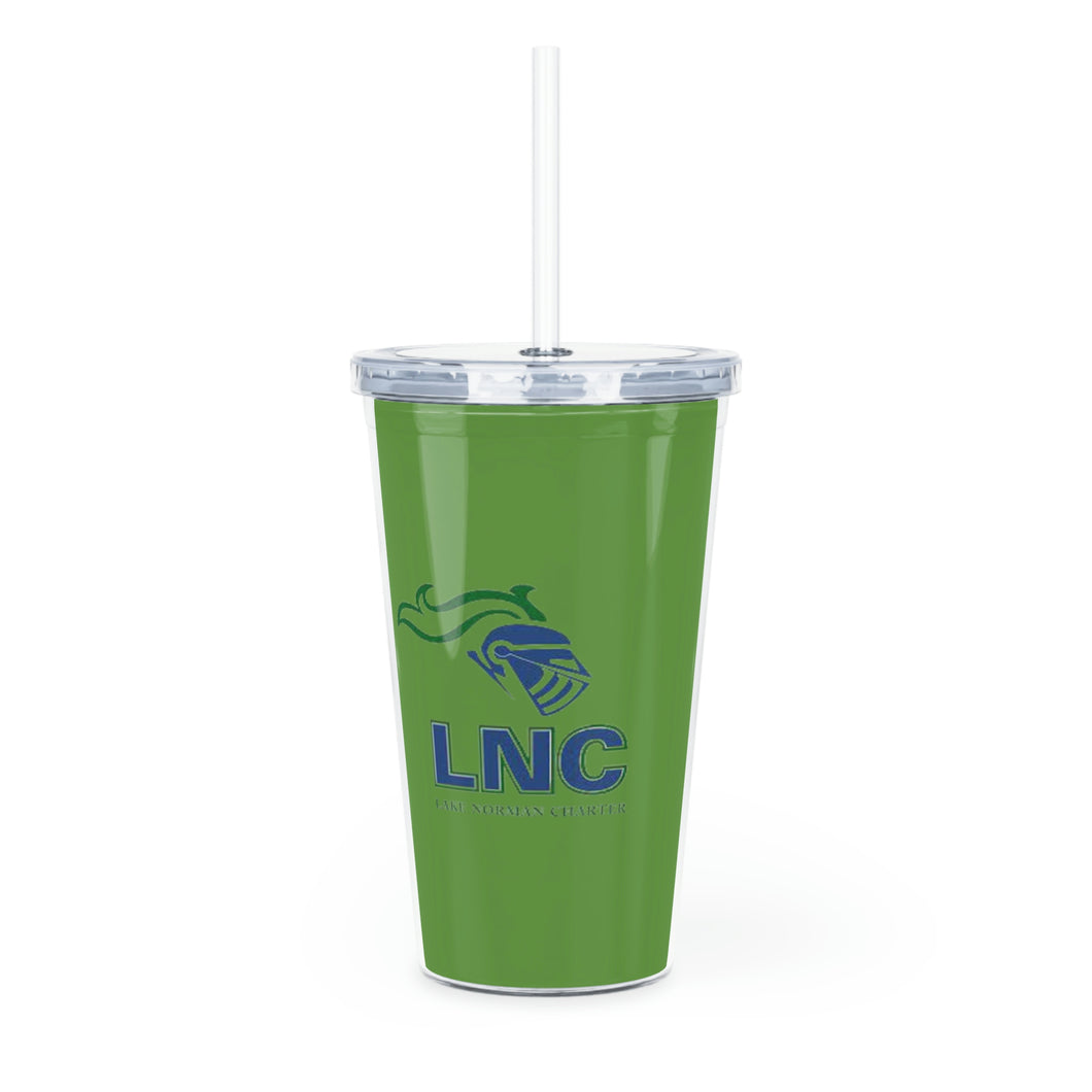 Lake Norman Charter Plastic Tumbler with Straw