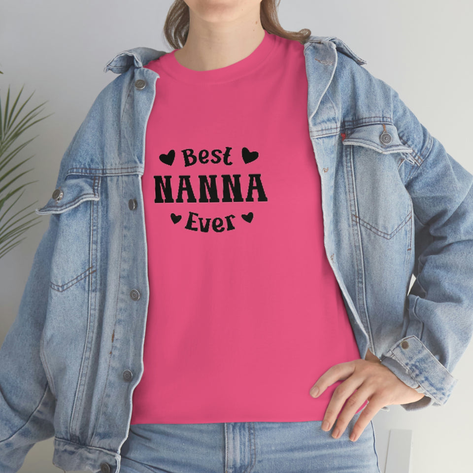 Best Nanna Ever Unisex Heavy Cotton Tee