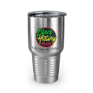 Black Nurses Matter Ringneck Tumbler, 30oz