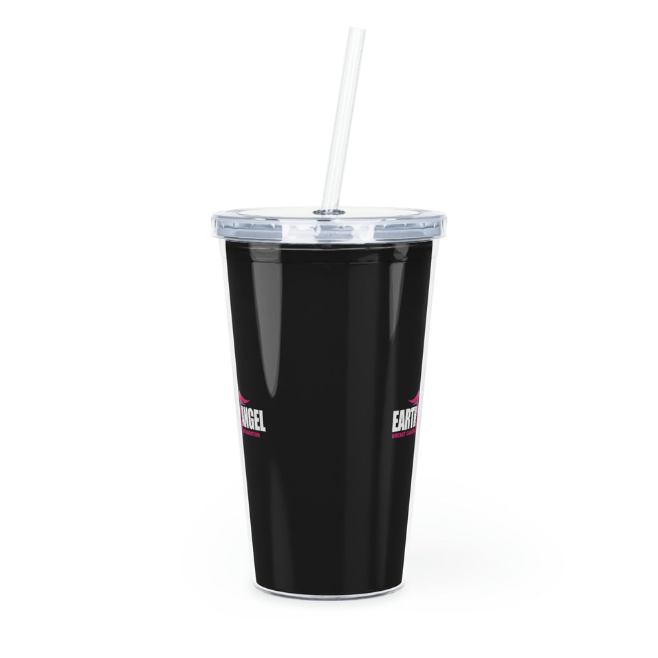 Earth Angel Plastic Tumbler with Straw