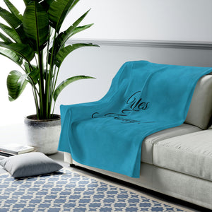 Yes Honey Velveteen Plush Blanket