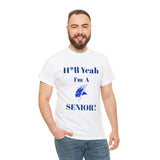 H*ll Yeah! Elizabeth City State Vikings Senior Unisex Heavy Cotton Tee