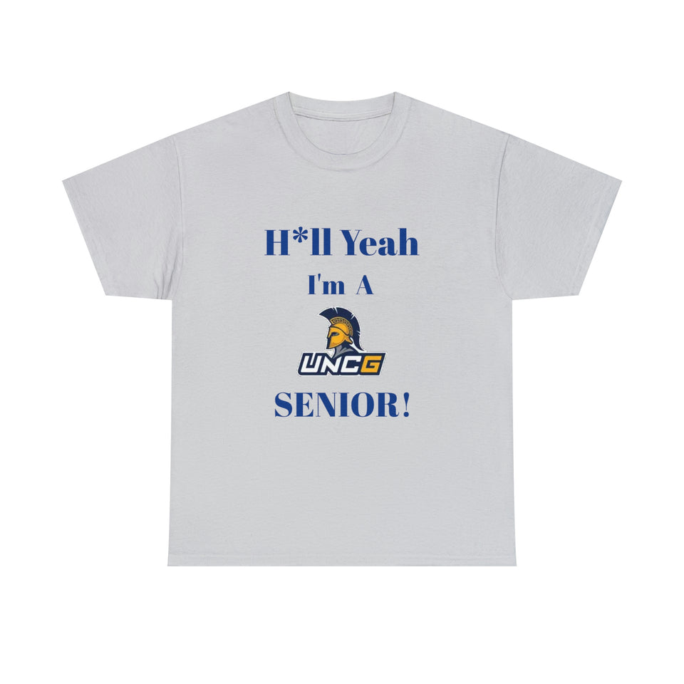 H*ll Yeah! UNCG Senior Unisex Heavy Cotton Tee