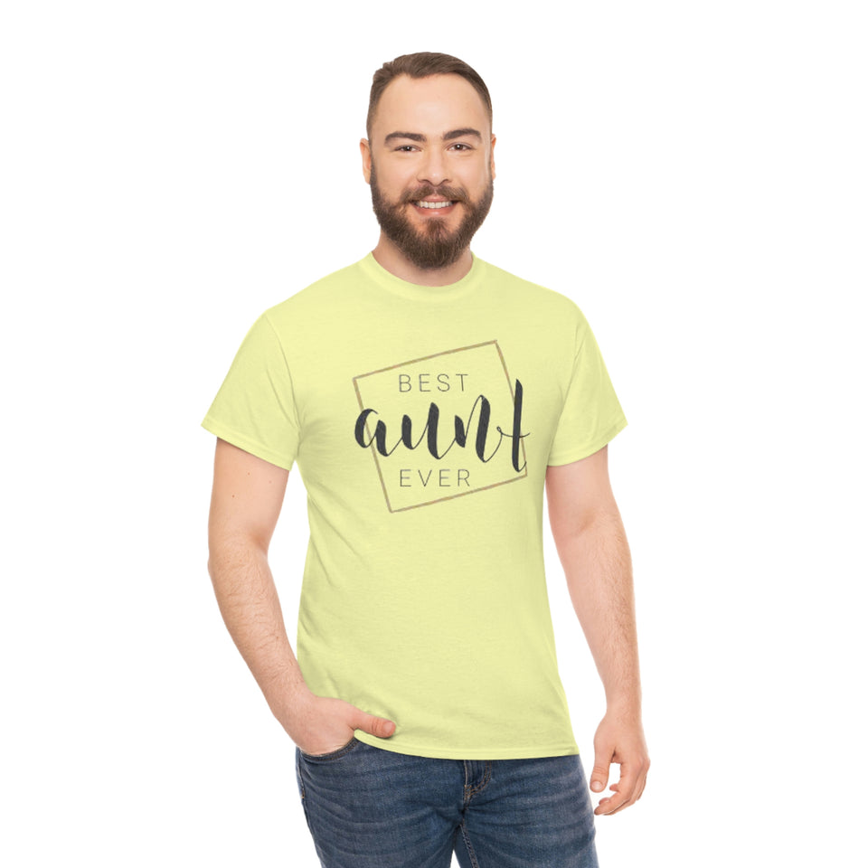 Best Aunt Ever Unisex Heavy Cotton Tee